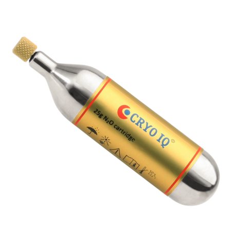 Cryo IQ cartouche de recharge d'azote liquide - 25g